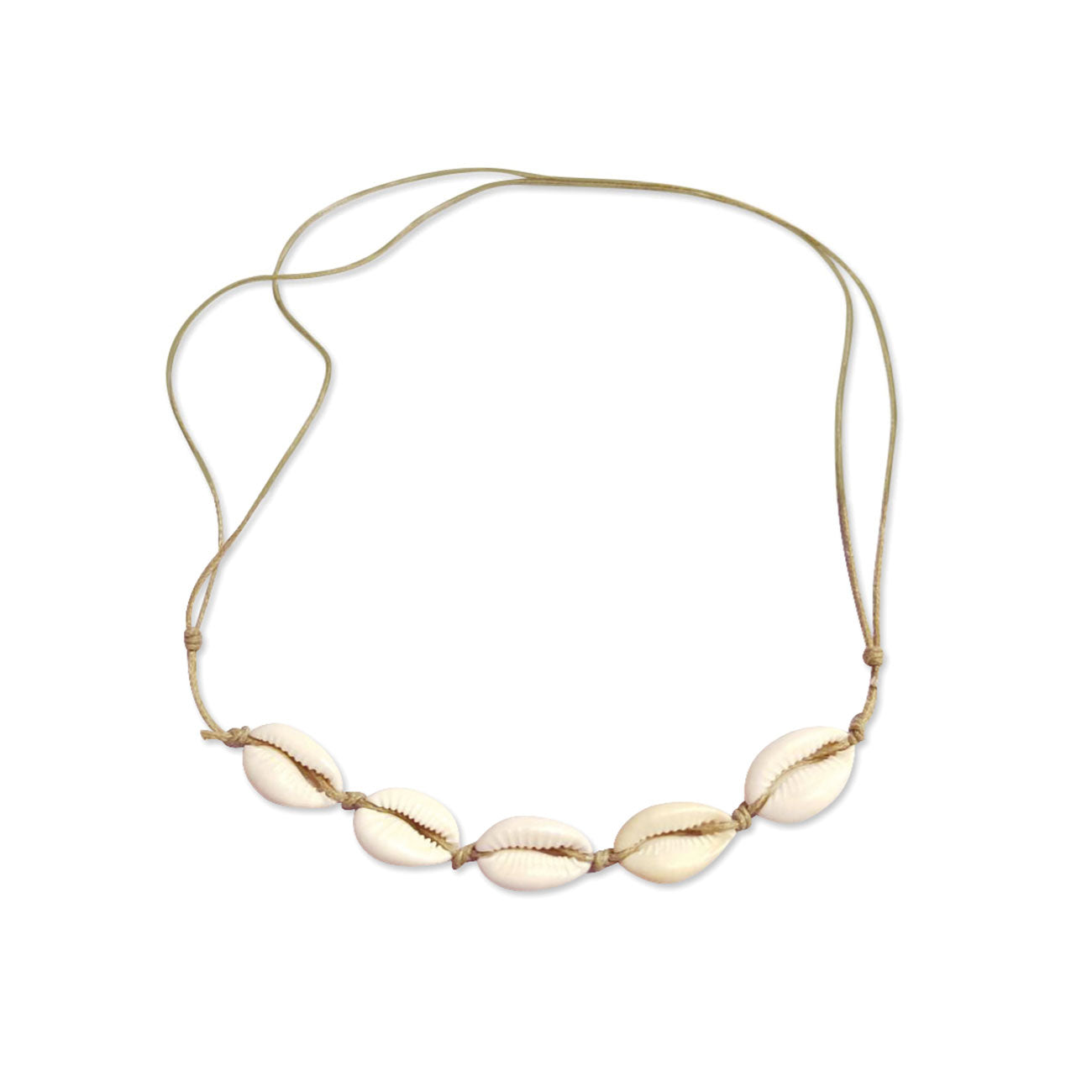 Escape to Paradise with a Cowrie Shell Necklace in Peach!