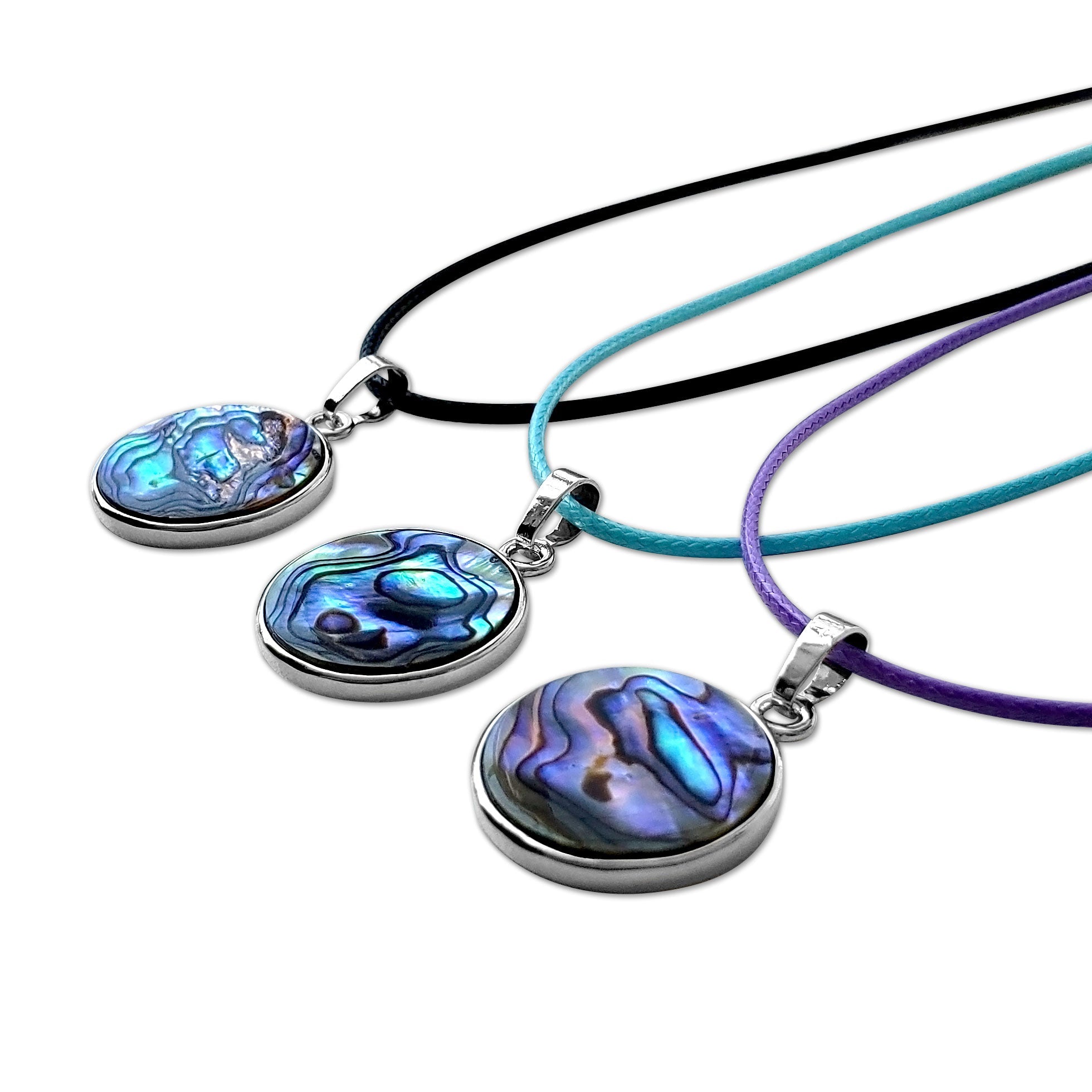 Where can I buy an abalone shell pendant necklace with ocean colors?