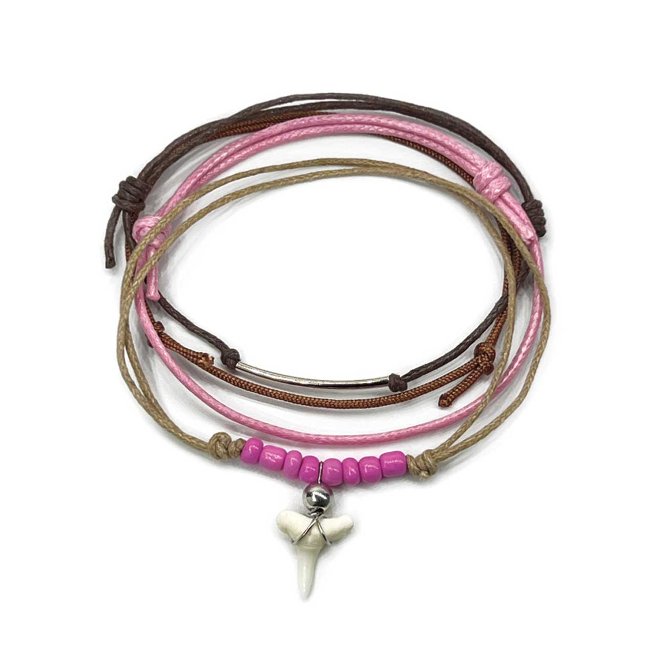 Pink Shark Tooth Bracelets – Unleash Your Fierce, Fun Side