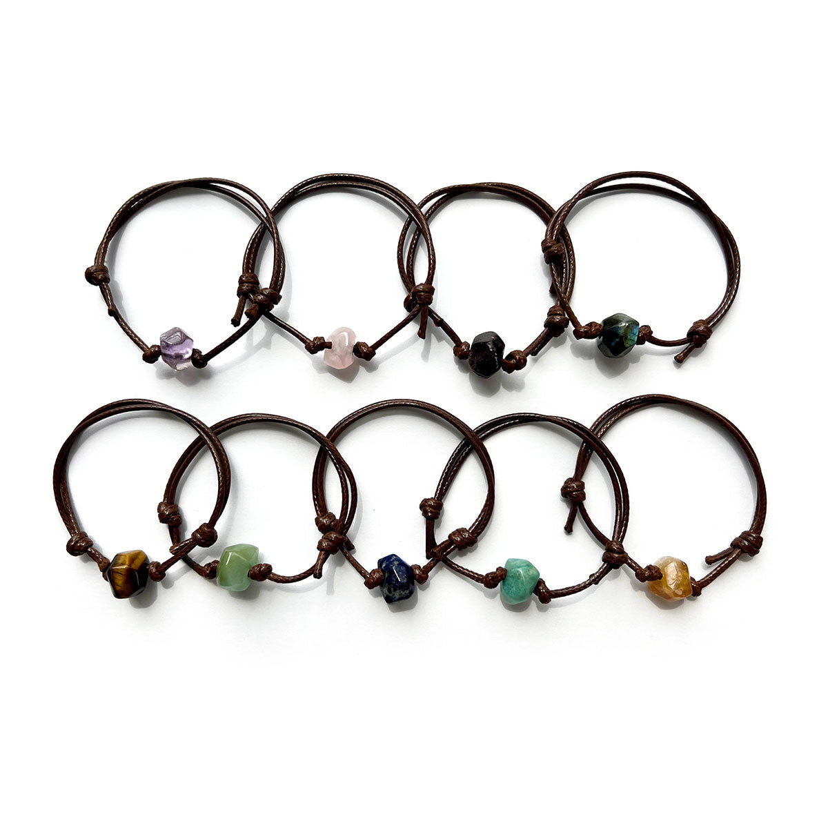 Stackable birthstone jewelry bracelets for easy glow