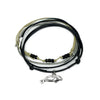 Black cord Manatee Bead Bracelet featuring a silver manatee charm and black beaded accents from O Yeah Gifts.