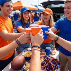 Stackable Florida Gators letter bead bracelets — gift for UF students, grads and Gator superfans