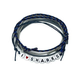 I Heart Sharks Letter Bead Bracelet Pack