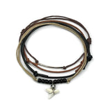 Black Shark Tooth Bracelet Pack
