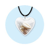 Heart Locket Shell Necklace