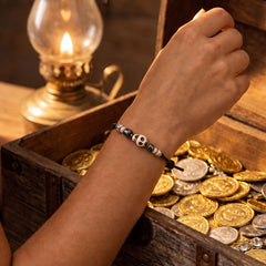 Skull Bracelet • Pirate, skull pirate bracelet