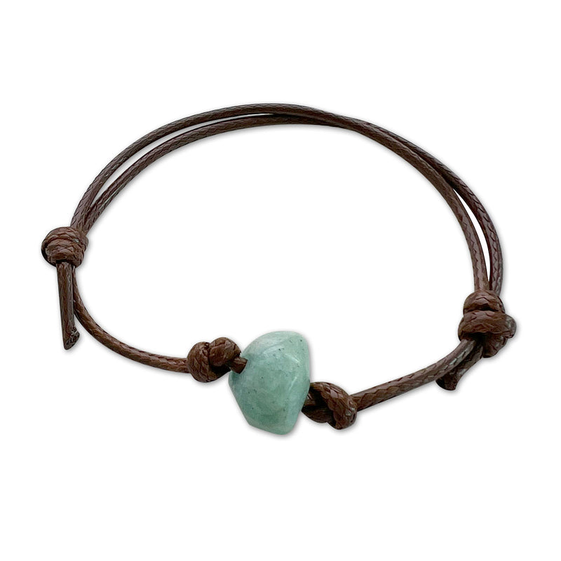 Amazonite stone bracelet with turquoise beads – enhances clarity and communication.