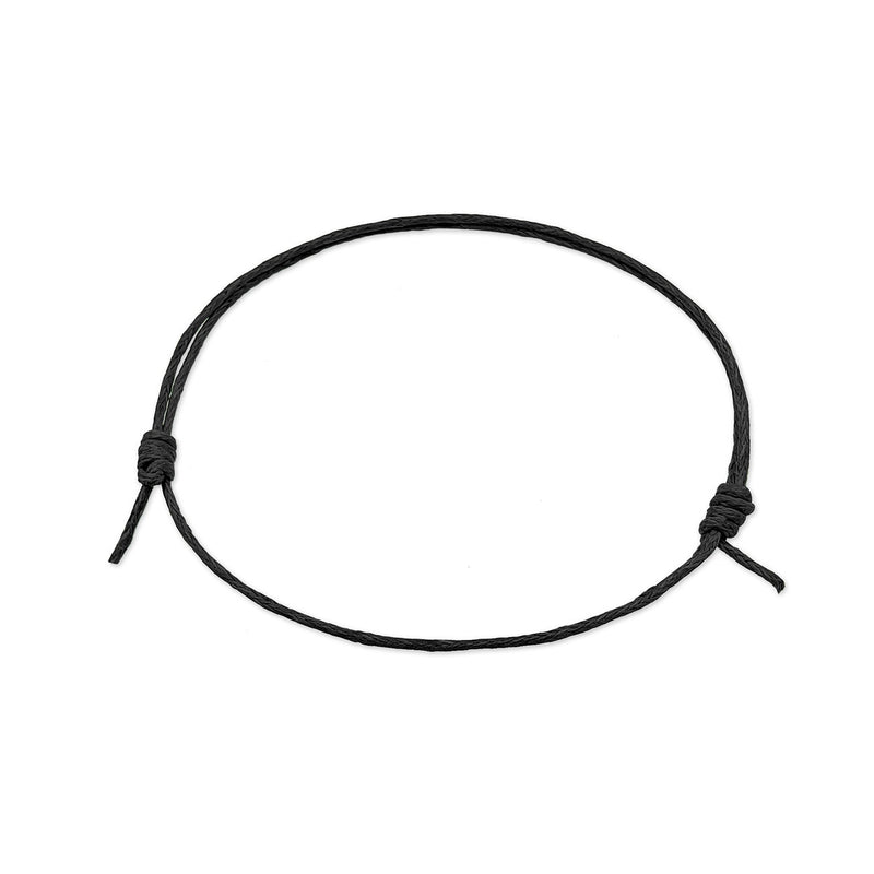 Black String Anklet – adjustable boho beach jewelry anklets for summer vibes and festivals