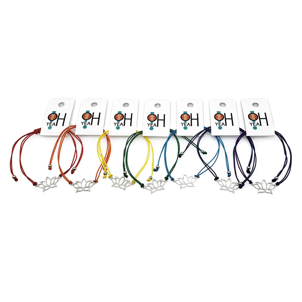 Add Meaning to Your Style Yoga Lotus Bracelet