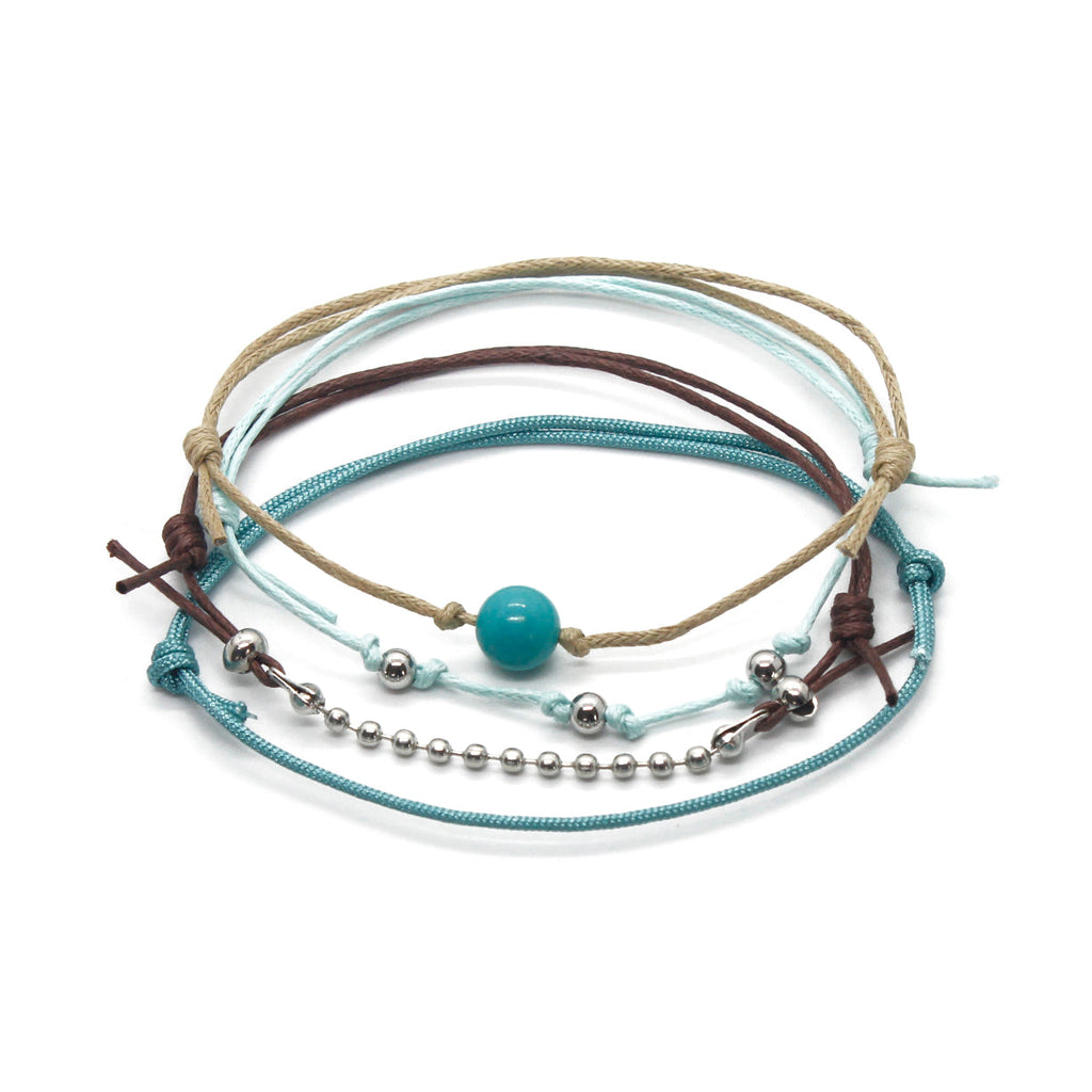 Which shop sells stackable turquoise bead bracelets? - O Yeah Gifts!