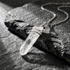 Clear Crystal Necklace — clear quartz necklace