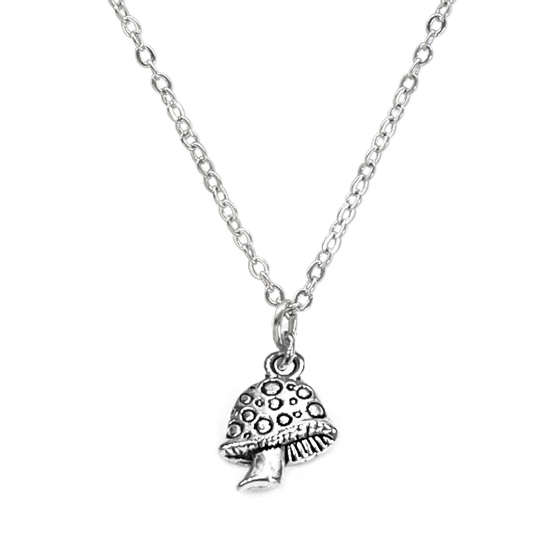 Mushroom Charm Necklace – Boho Nature-Inspired Style