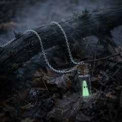 Glow in the Dark Ghost Bottle Necklace — gallery-13