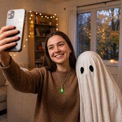Glow in the Dark Ghost Bottle Necklace — gallery-15