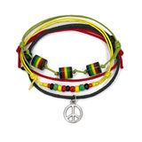 Peace Bracelet - Rasta