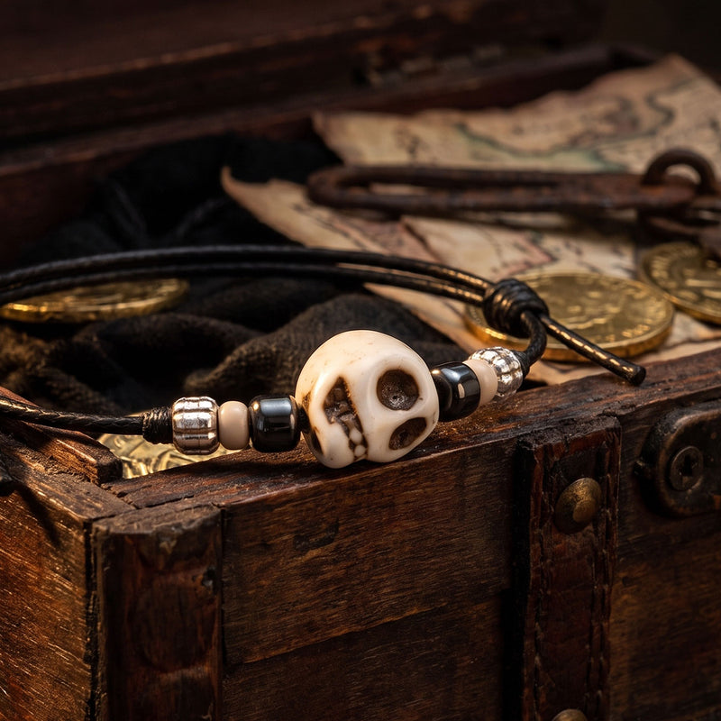 Skull Bracelet • Pirate — alternate product angle