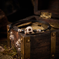 Skull Bracelet • Pirate — styled product photo
