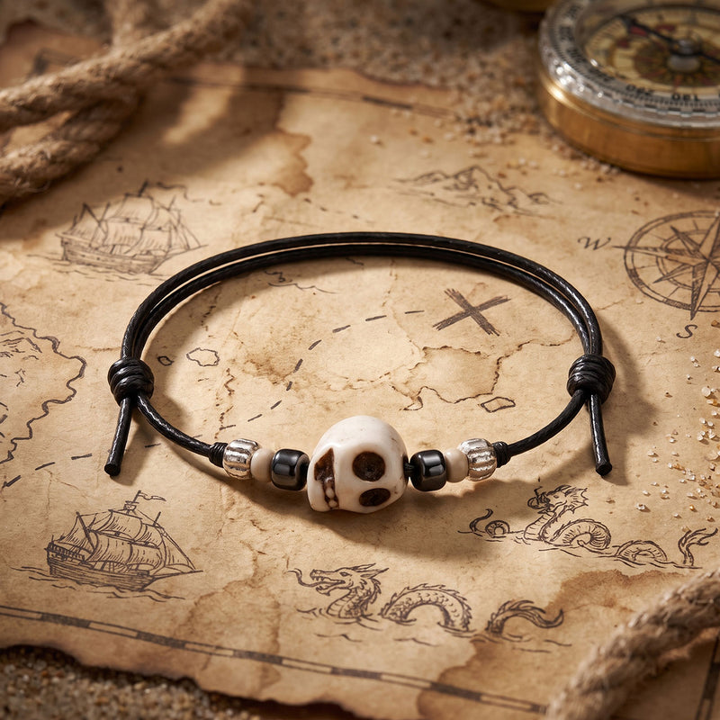 Skull Bracelet • Pirate — product close-up