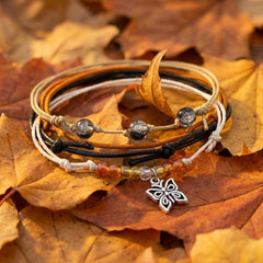 Orange Butterfly Bracelet Style Pack — styled scene shot