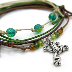 Frog Bracelet Style Pack — close-up detail of the charm and materials