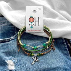 Frog Bracelet Style Pack — with O Yeah Gifts hang tag