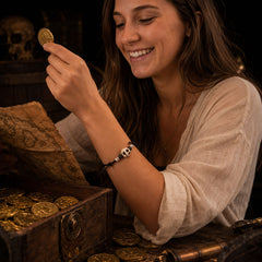 Skull Bracelet • Pirate — pirate skull bracelet