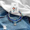 Seashell Bracelet Style Pack, with O Yeah Gifts hang tag