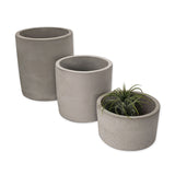 Brown Cement Planters, Small Medium Large