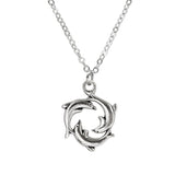 Dolphin Ring Necklace