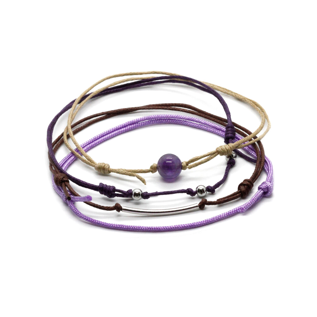 Amethyst Gemstone Anklets | O Yeah Gifts!