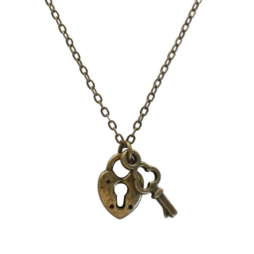 Lock & Key Necklace | O Yeah Gifts!