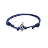 O Yeah Gifts Blue Music Charm Bracelet – Adjustable blue cord bracelet with a musical note charm, perfect for adding a touch of melody and playful style to any outfit.
