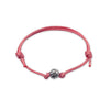O Yeah Gifts Flower Bracelet – A pink cord bracelet with a silver flower charm, perfect for adding a touch of floral fun and playful style to your look.