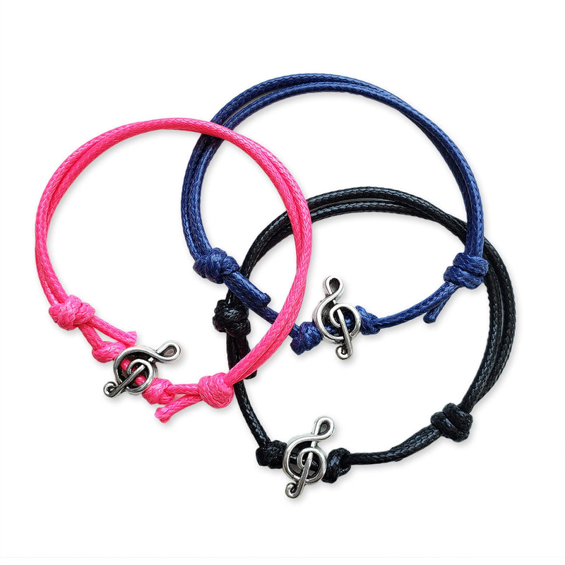 O Yeah Gifts Music Charm Bracelet – Adjustable cord bracelet with a musical note charm, perfect for music lovers who want to add a harmonious touch to their style.