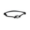 O Yeah Gifts Om Charm Bracelet – Silver Om charm on adjustable cord, perfect for adding a spiritual touch and yoga-inspired style to your everyday look.