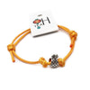 O Yeah Gifts Pineapple Charm Bracelet – Yellow cord bracelet with a pineapple charm, perfect for adding a splash of tropical fun and sunny vibes to your style.