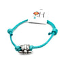 O Yeah Gifts Sea Turtle Charm Bracelet – Turquoise cord bracelet with a silver sea turtle charm, perfect for adding ocean-inspired style and beachy vibes to any outfit.