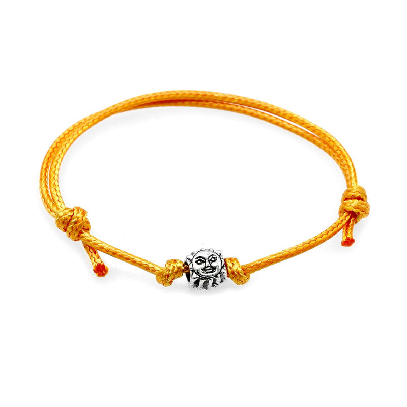 O Yeah Gifts Sun Charm Bracelet – A radiant beach bracelet featuring a sun charm and adjustable cord design, perfect for adding sunny vibes to any outfit.