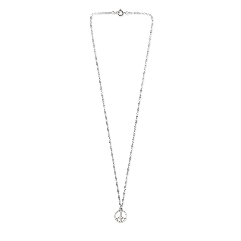 Boho Peace Necklace with Simple Charm