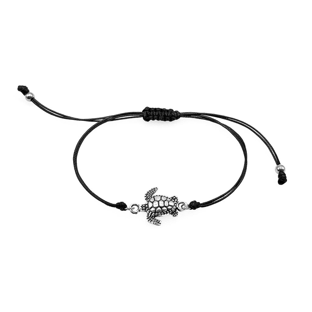 Sea Turtle Bracelet - Black | O Yeah Gifts!