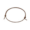 Brown String Bracelet – adjustable, boho beach jewelry for summer and festivals