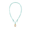 Cowrie Shell Choker with turquoise cord – ocean-inspired jewelry for beach lovers