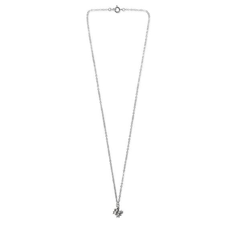 Crab Necklace with silver charm on 18