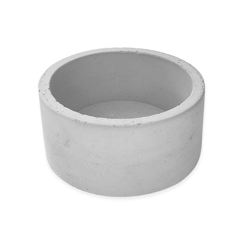 Gray Round Stone Planter | O Yeah Gifts!