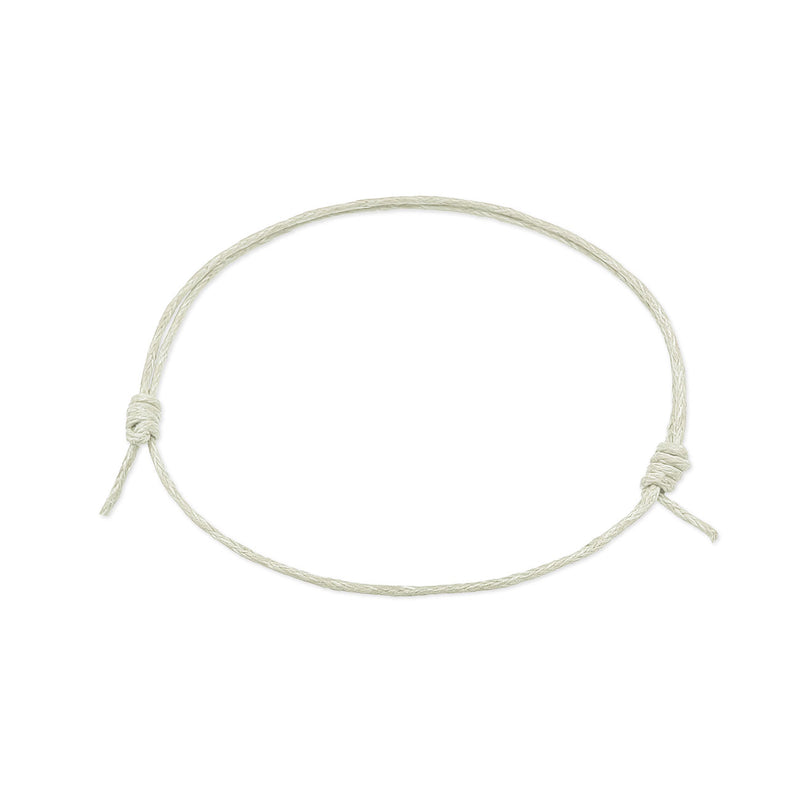 Ivory String Anklet – adjustable boho beach jewelry anklets for summer vibes and festivals