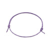 Light Purple String Anklet – adjustable boho beach jewelry anklets for summer vibes and festivals
