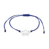 O Yeah Gifts Indigo Lotus Flower Bracelet with silver lotus charm and adjustable indigo cord, perfect for teens, yoga lovers, swifties and boho style enthusiasts