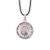 Pink Rose Quartz Sun & Moon Gemstone Necklace with celestial charm for spiritual and boho jewelry lovers | O Yeah Gifts!