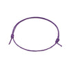 Purple String Anklet – adjustable boho beach jewelry anklets for summer vibes and festivals