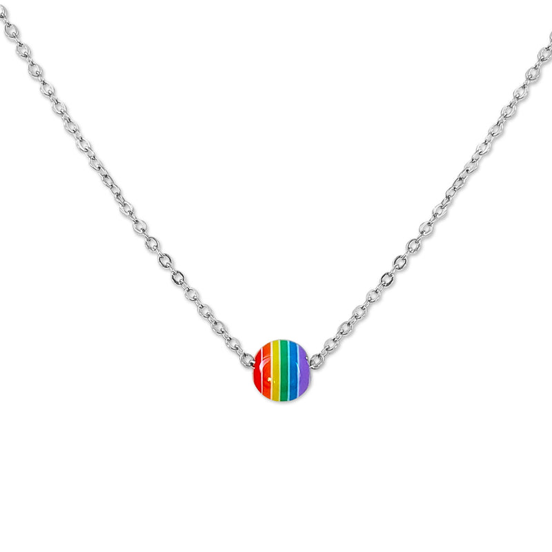 Rainbow Bead Necklace - O Yeah Gifts!